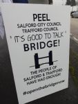 Barton Lifting Bridge Protest AJ Bell Stadium